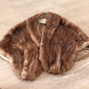 Vintage fire capelet